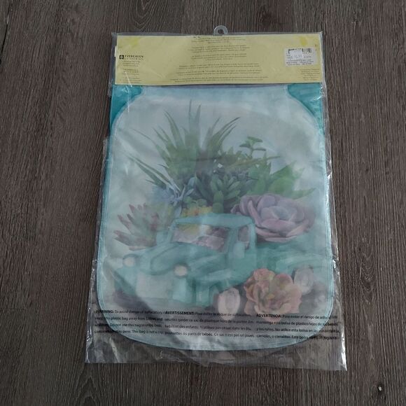 Evergreen Decorative Garden Flag - Pick Up Truck Flowers 17" × 12.5" - Picture 3 of 3